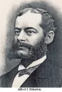 Alfred S. Pinkerton of Worcester MA, lawyer, State Senator, and President of the Massachusetts Senate and Grand Sire of the IOOF in 1898.