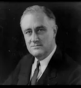 Franklin Roosevelt, 32nd U.S. President (1933–1945).
